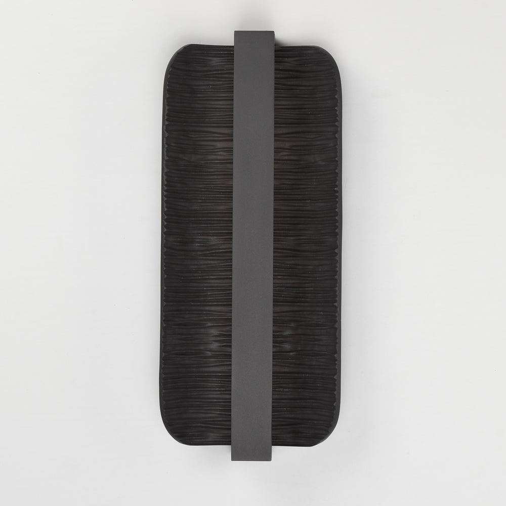 Terra 16" LED Outdoor Wall Sconce by ET2 Lighting, styled view 1