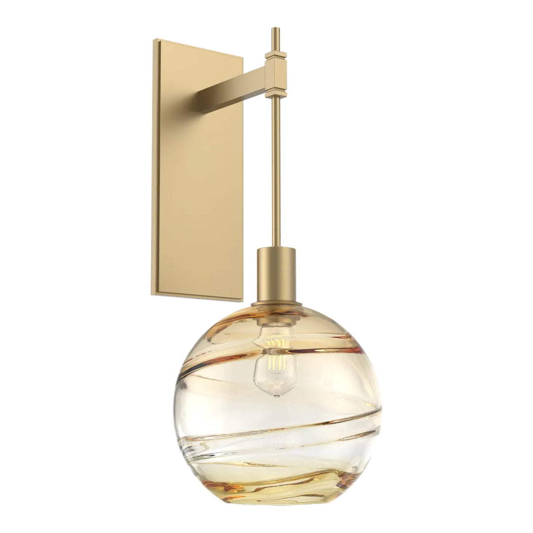 Terra Tempo Sconce by Hammerton Studio in Gilded Brass