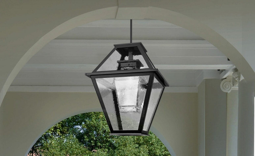 Terrace Outdoor Pendant by Hammerton Studio in a styled interior