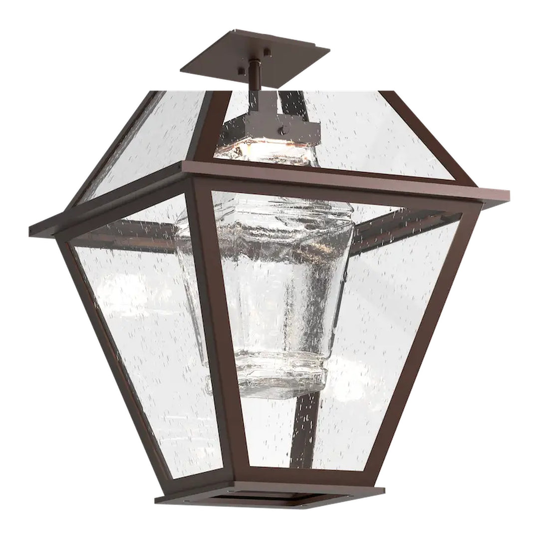 Terrace Outdoor Pendant by Hammerton Studio in Statuary Bronze
