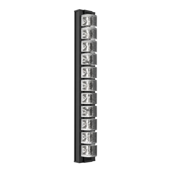 Tessera Outdoor Sconce by Hammerton Studio – Large in Textured Black