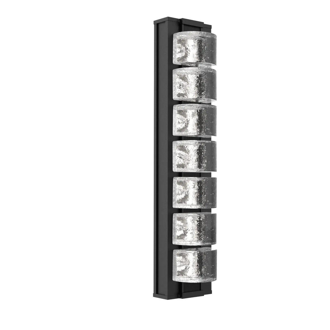 Tessera Outdoor Sconce by Hammerton Studio – Medium in Textured Black