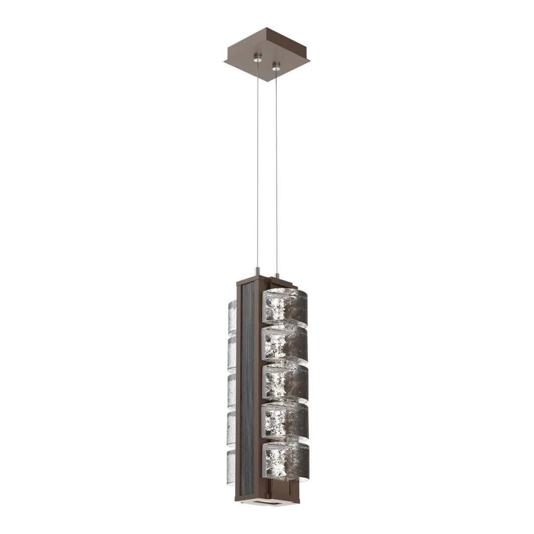 Tessera Pendant by Hammerton Studio – Medium in Flat Bronze