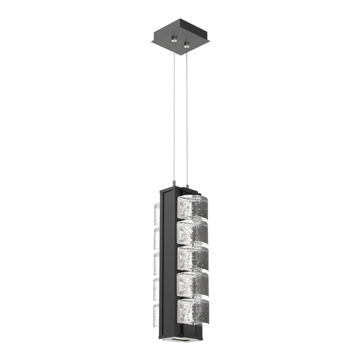 Tessera Pendant by Hammerton Studio – Medium in Matte Black with Matching Panel accent