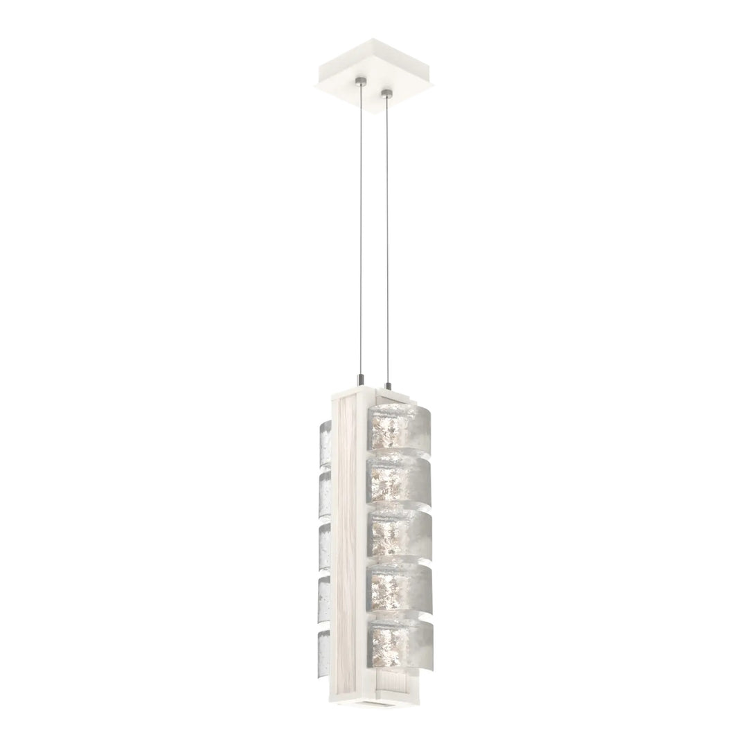 Tessera Pendant by Hammerton Studio – Medium in Salt White