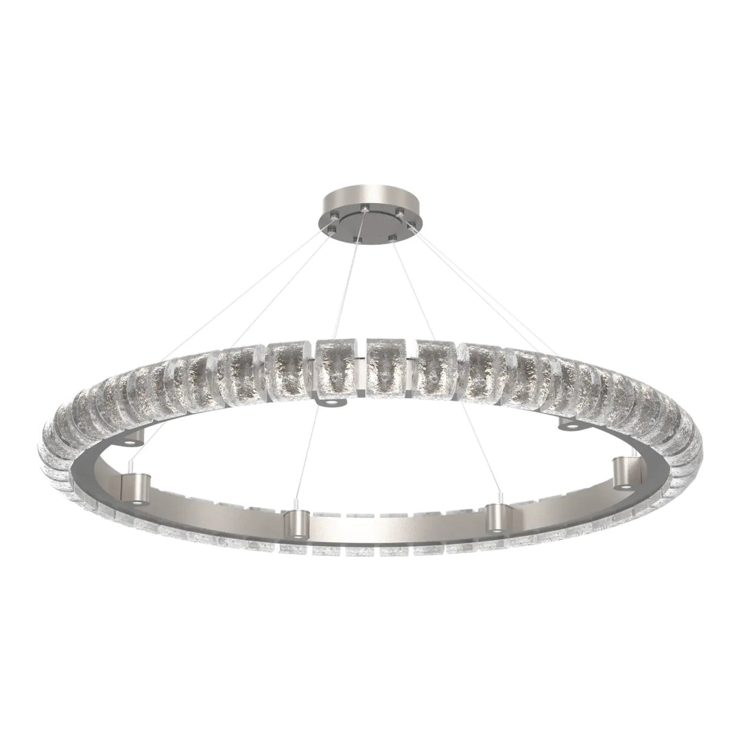 Tessera Ring Chandelier by Hammerton Studio – Large in Beige Silver