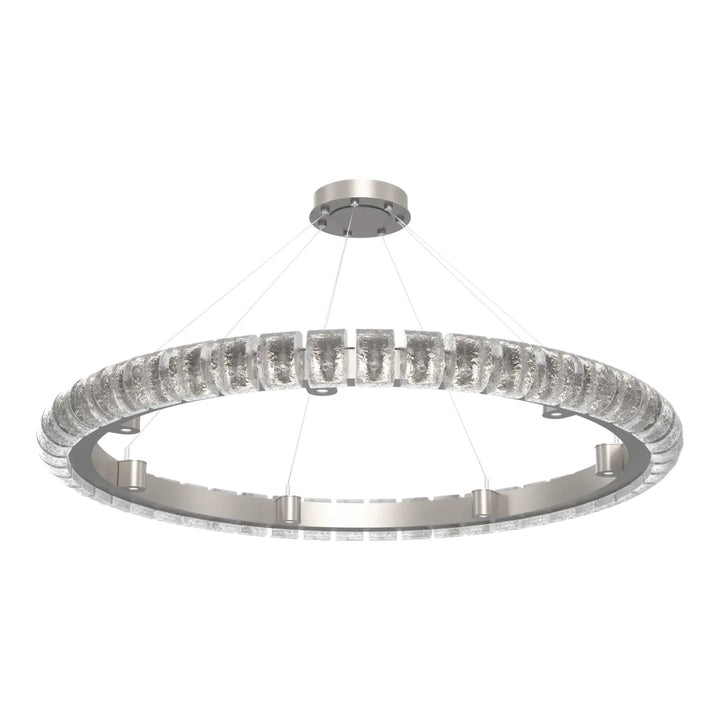 Tessera Ring Chandelier by Hammerton Studio – Large in Beige Silver