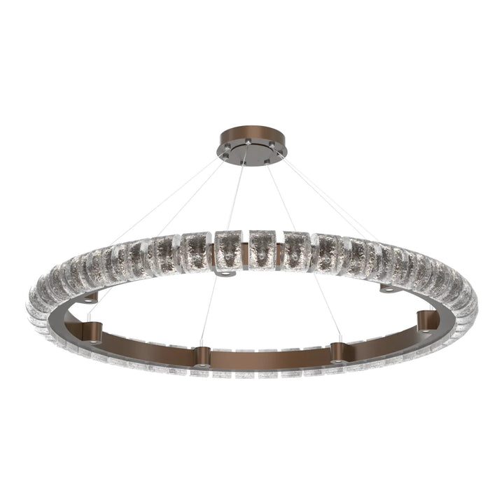 Tessera Ring Chandelier by Hammerton Studio – Large in Burnished Bronze
