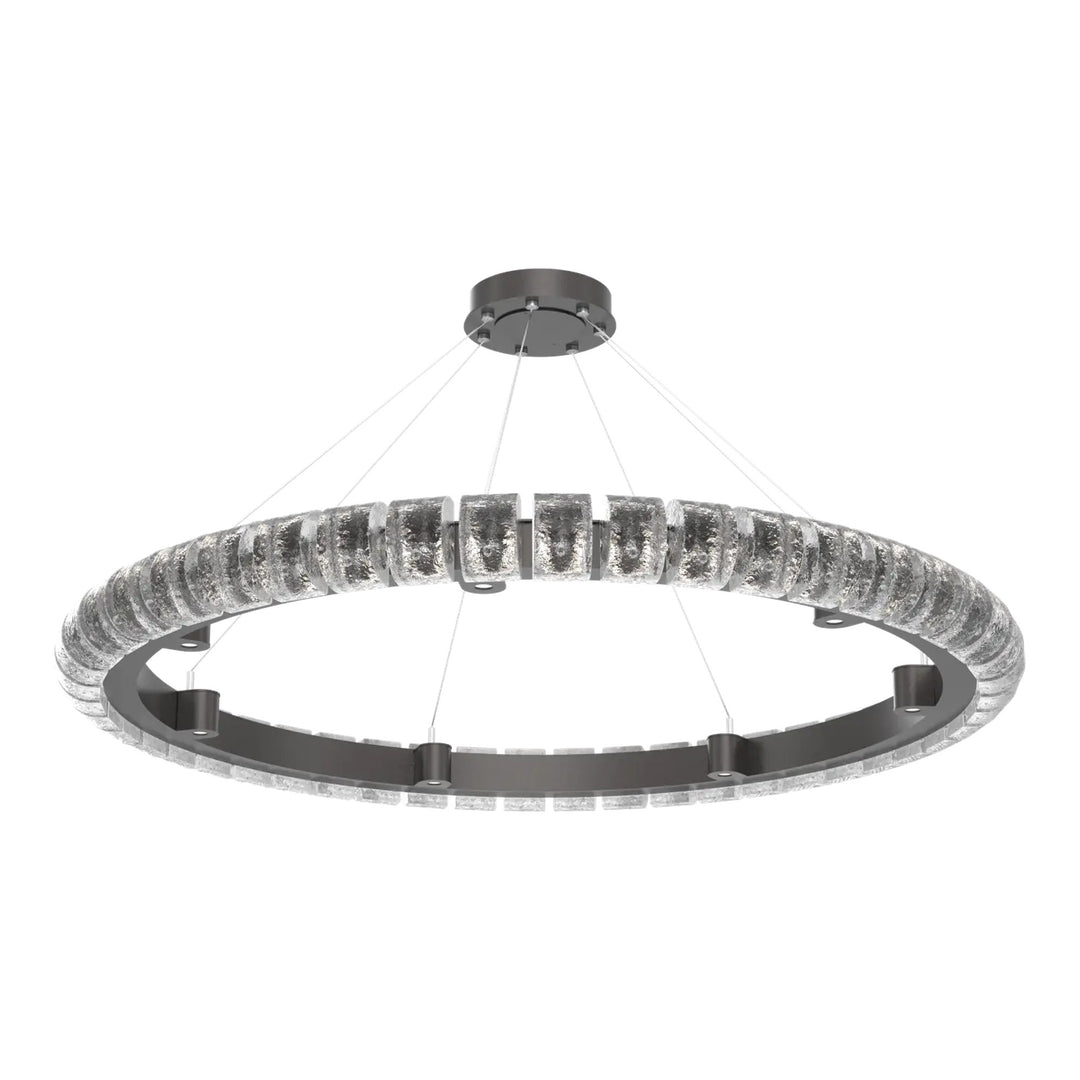 Tessera Ring Chandelier by Hammerton Studio – Large in Graphite