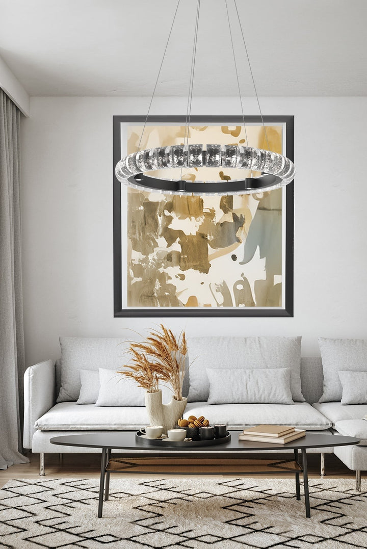 Tessera Ring Chandelier by Hammerton Studio in a styled interior