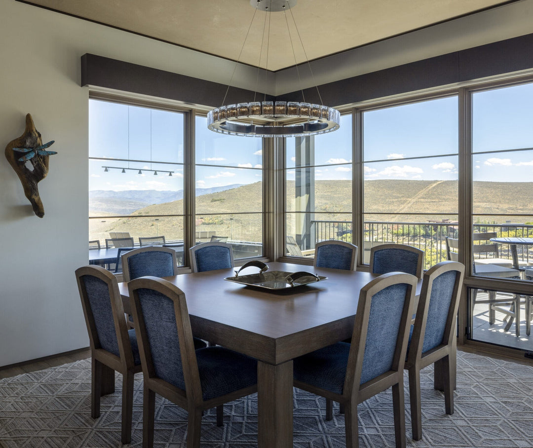 Tessera Ring Chandelier by Hammerton Studio in a styled interior