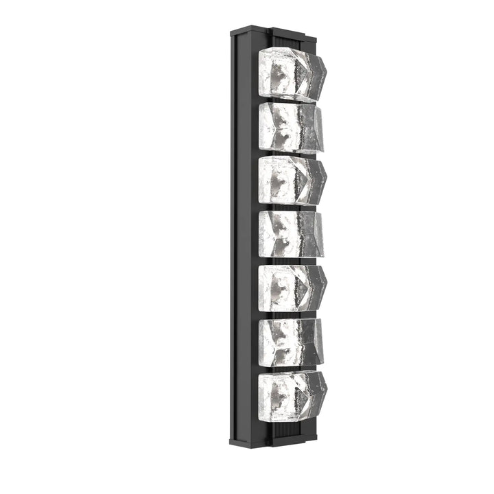 Tessera Sconce by Hammerton Studio – Medium in Matte Black with Matching Panel accent