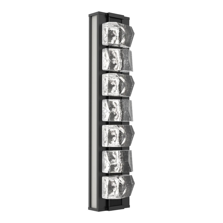 Tessera Sconce by Hammerton Studio – Medium in Matte Black with Salt White accent