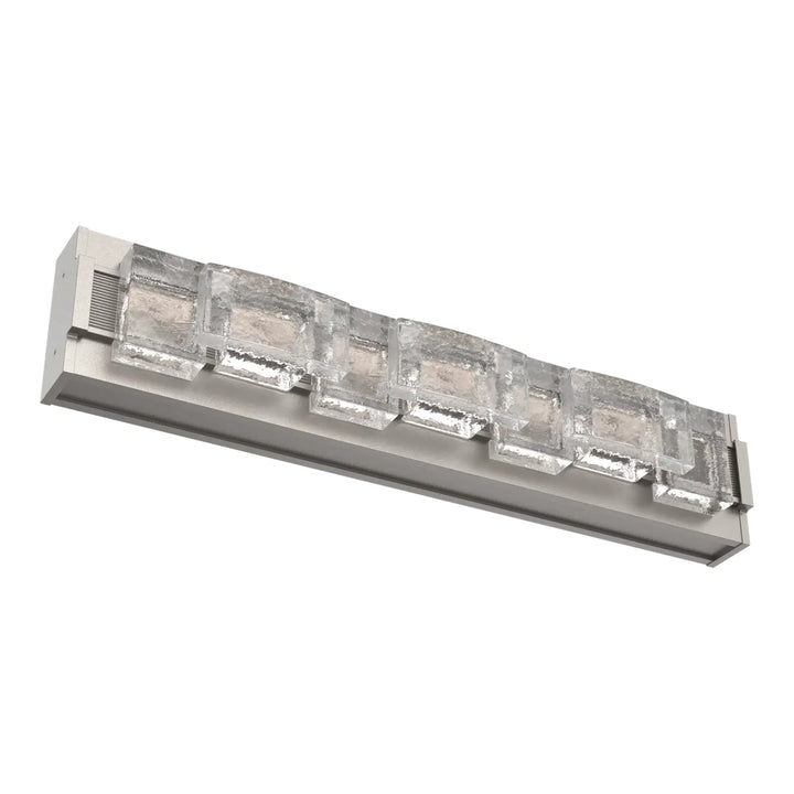 Tessera Vanity Sconce by Hammerton Studio – Medium in Beige Silver