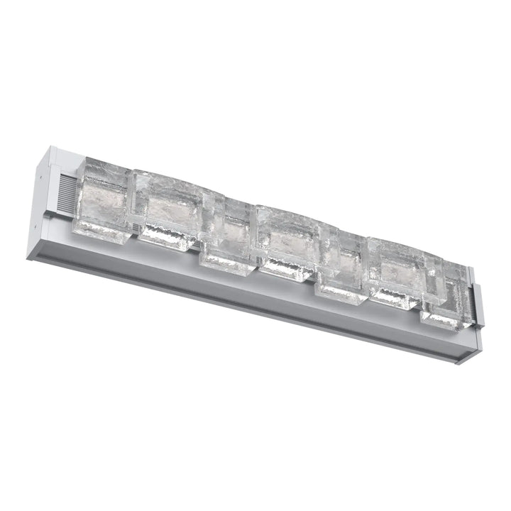 Tessera Vanity Sconce by Hammerton Studio – Medium in Classic Silver