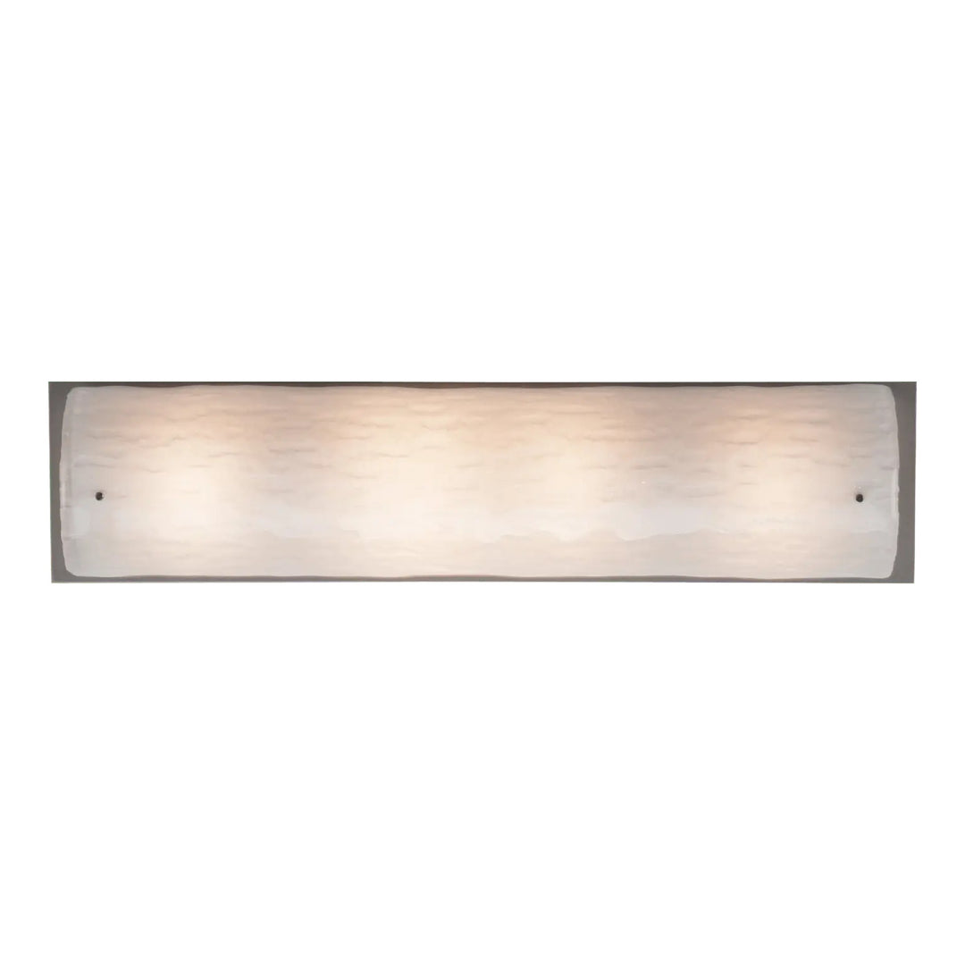 Textured Glass Vanity Sconce by Hammerton Studio