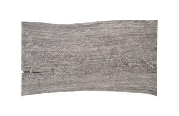 Waterfall Desk Gray Stone, Satin Black Overlap Leg Desks Phillips Collection