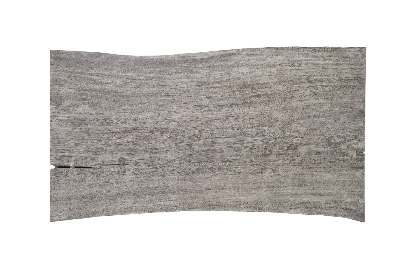 Waterfall Desk Gray Stone, Satin Black Overlap Leg Desks Phillips Collection