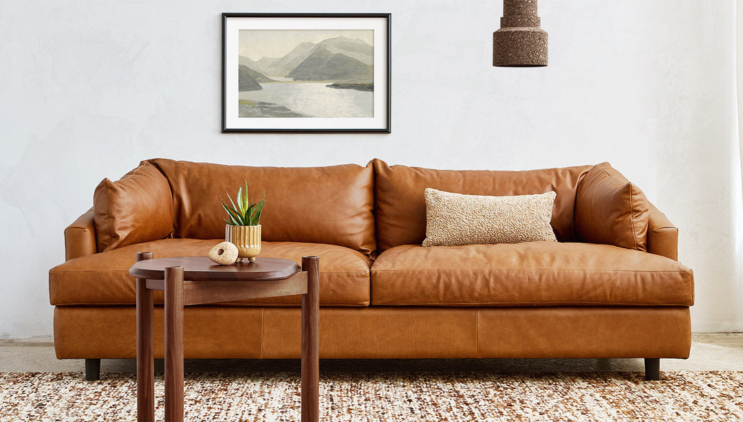 Thalia Sofa leather lifestyle view
