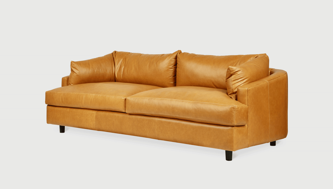 Thalia Sofa in Tucson Honey Leather
