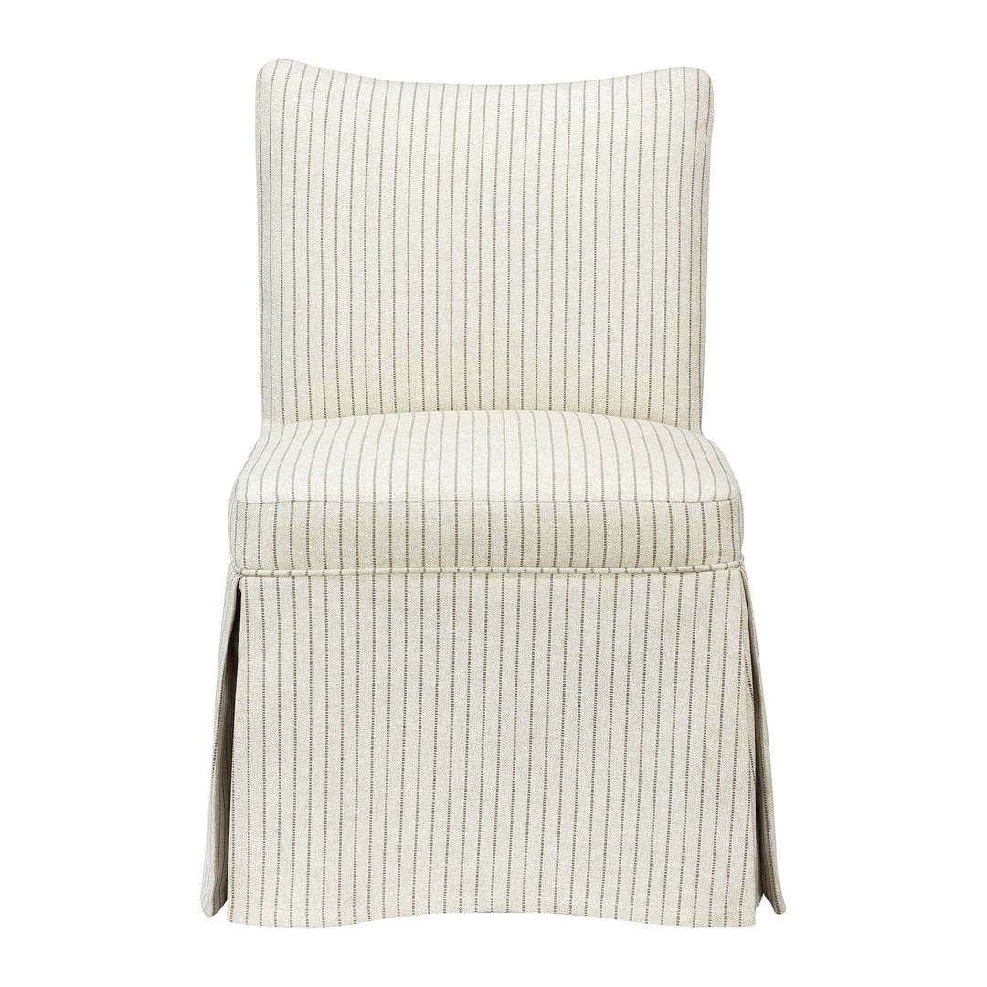 Theodore Upholstered Dining Chair by Modus in Sage — product view on a white background