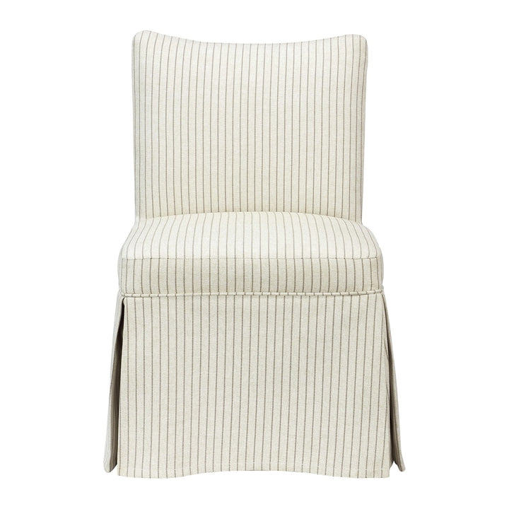 Theodore Upholstered Dining Chair by Modus in Sage — product view on a white background