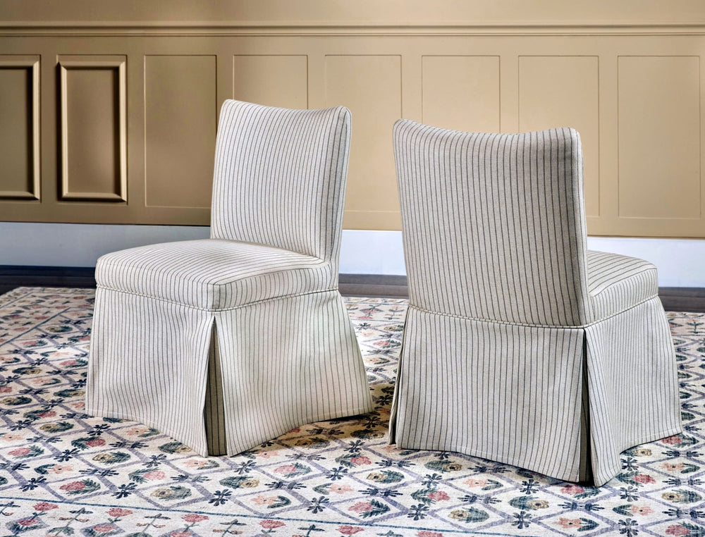 Theodore Upholstered Dining Chair in Sage — lifestyle photo