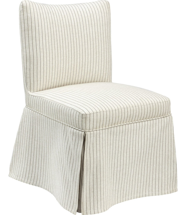 Theodore Upholstered Dining Chair in Sage — product view on a white background