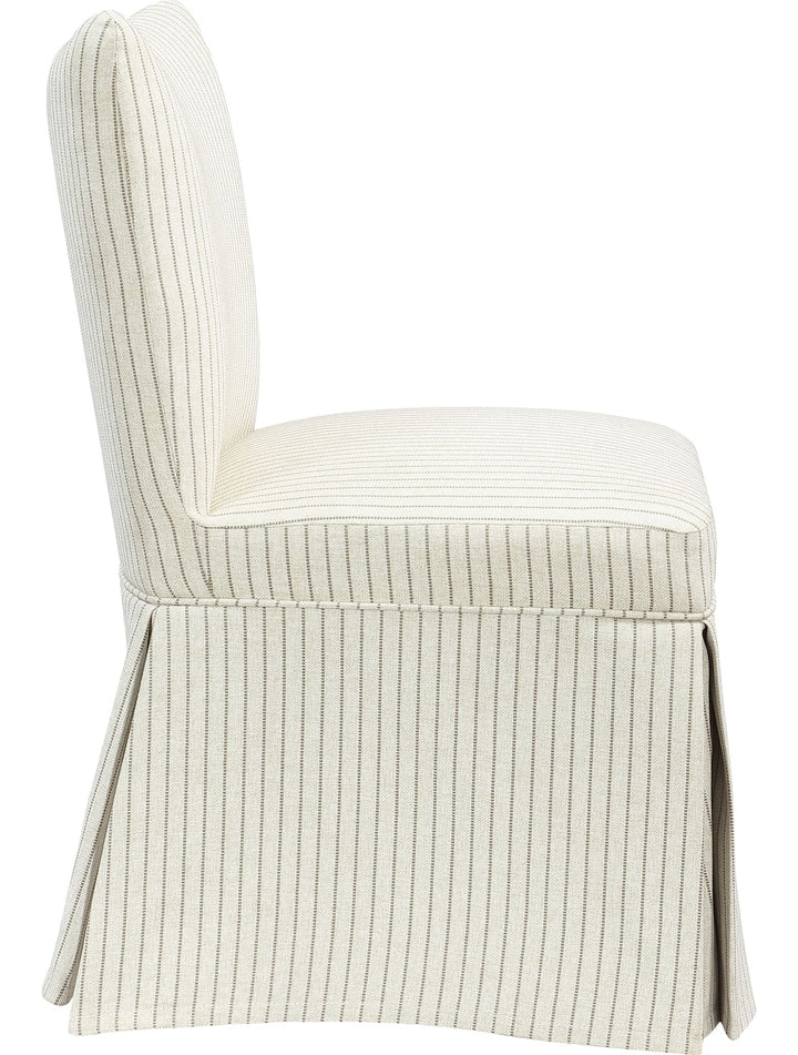Theodore Upholstered Dining Chair in Sage — product view on a white background