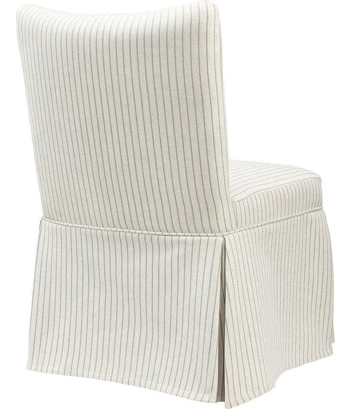 Theodore Upholstered Dining Chair in Sage — product view on a white background