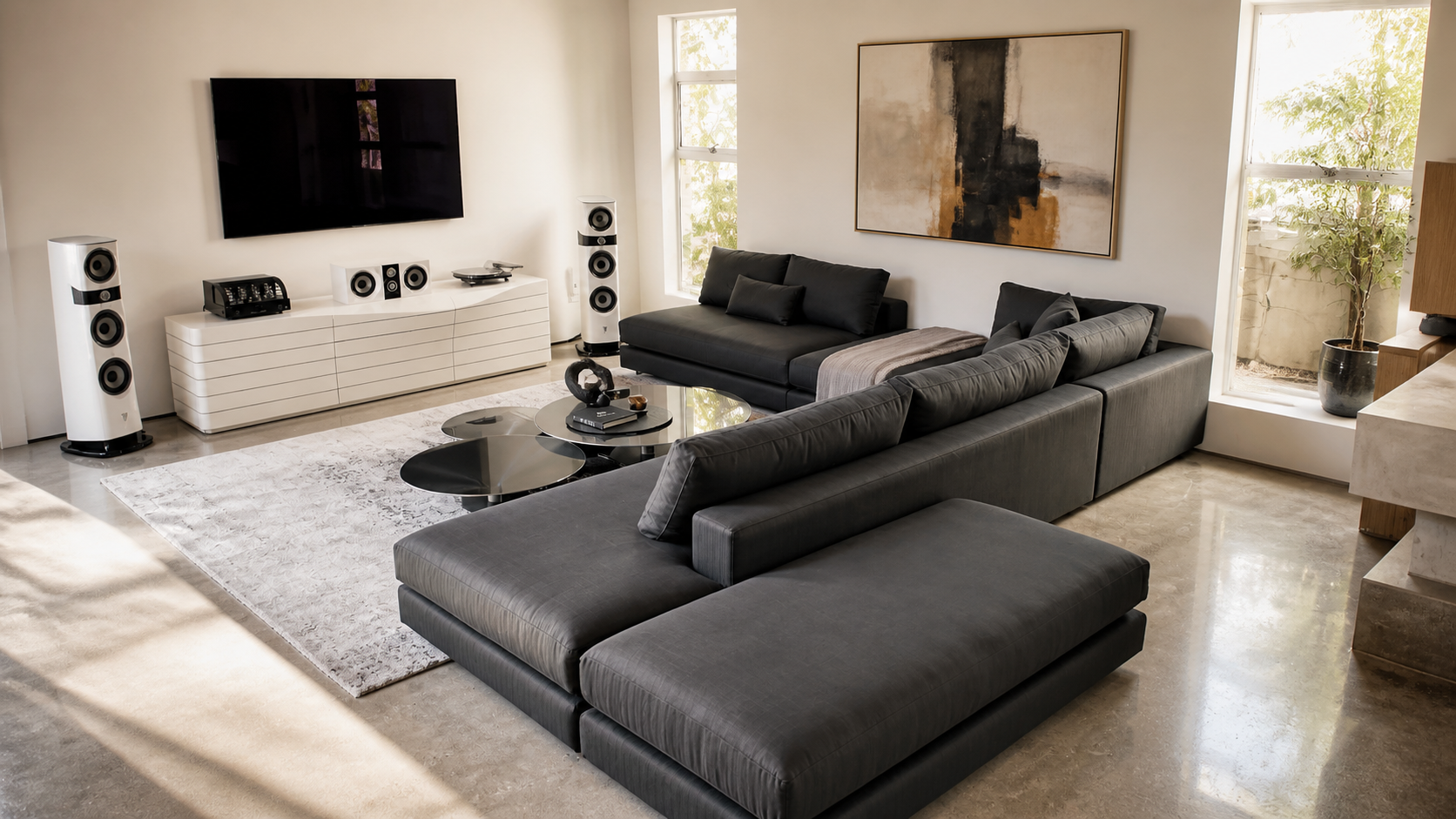 Thomas Dawn custom sectional made in Southern California