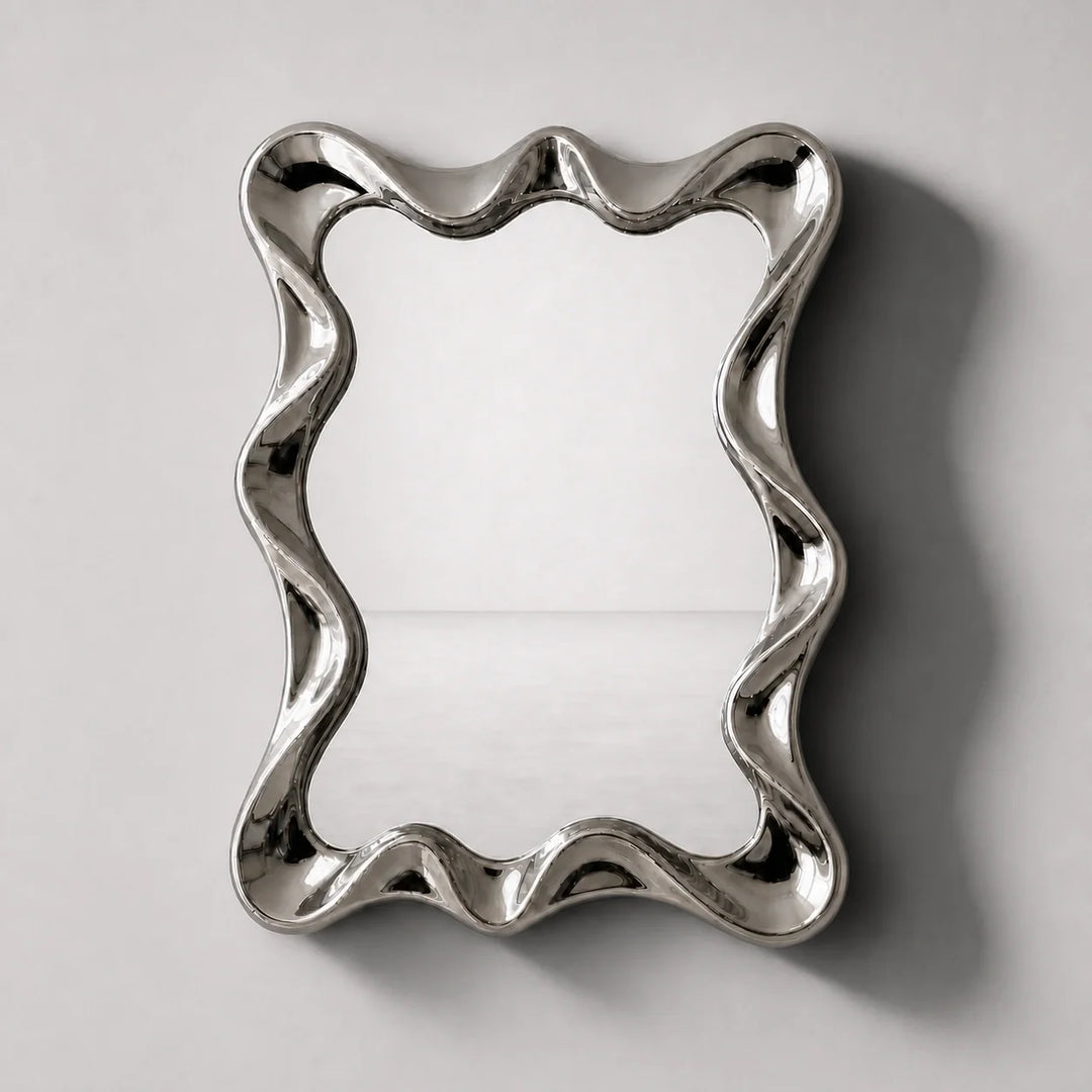 Tidal Mirror | Chrome by Interior Moderna