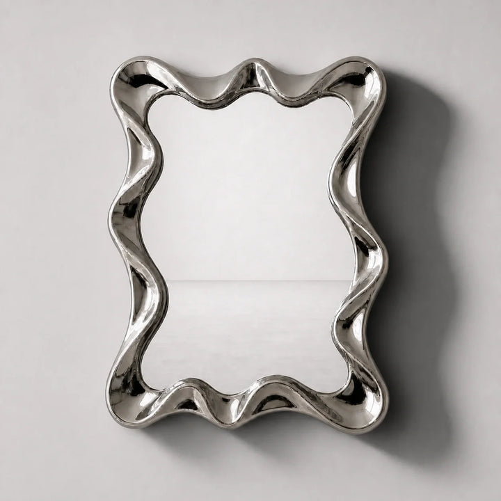 Tidal Mirror | Chrome by Interior Moderna