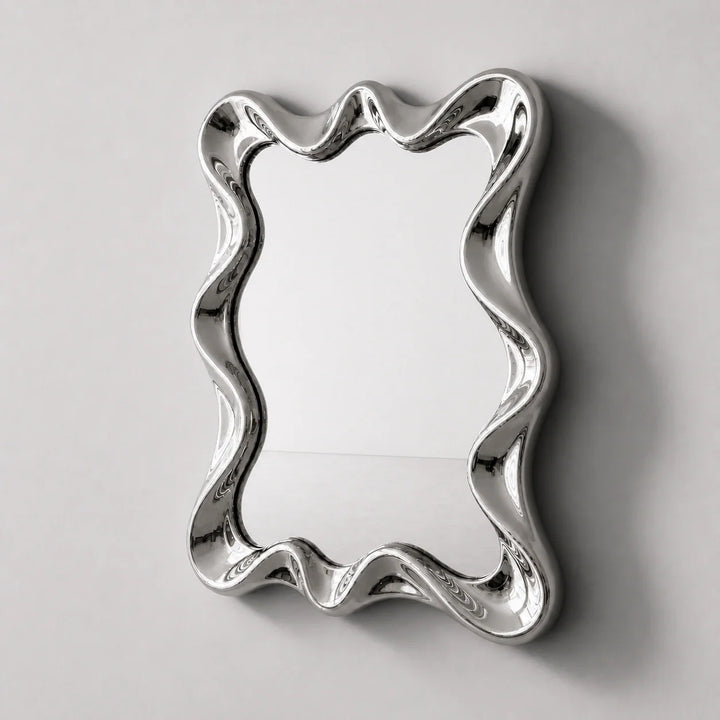 Tidal Mirror | Chrome by Interior Moderna - view 2