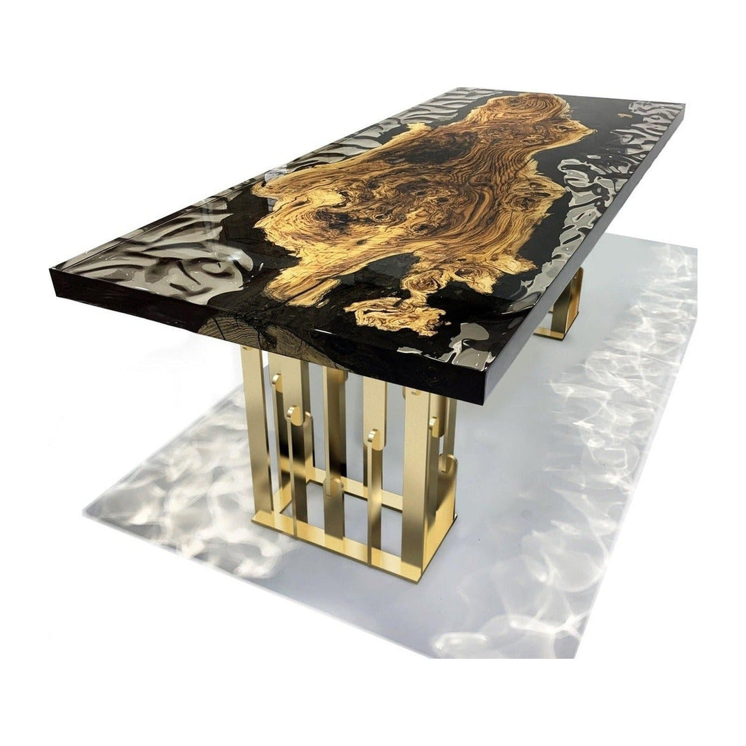 Tiger Olive Wood Dining Table Arditi Collection