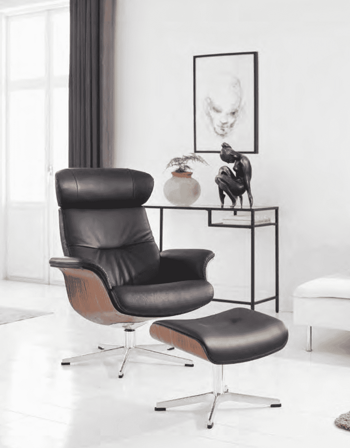 Timeout Large colorway — QS Black Leather / Walnut