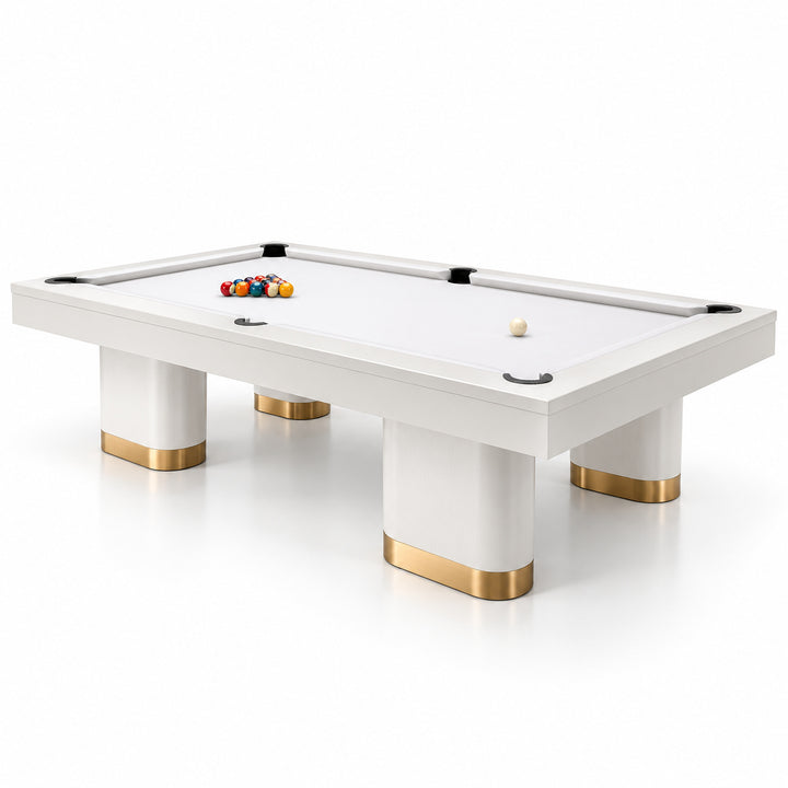 Titan pool table - Crisp White 