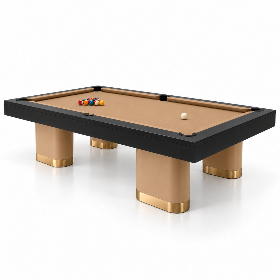 Titan pool table - Camel &amp; Black 