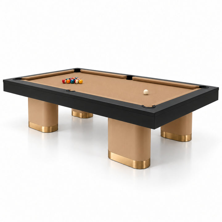 Titan pool table - Camel &amp; Black 