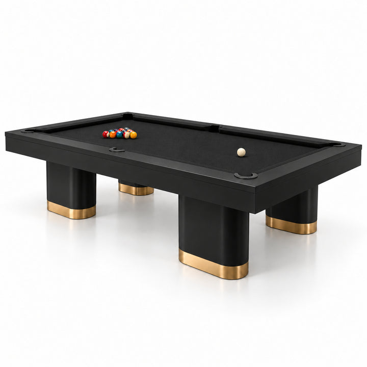 Titan pool table - Solid Black 