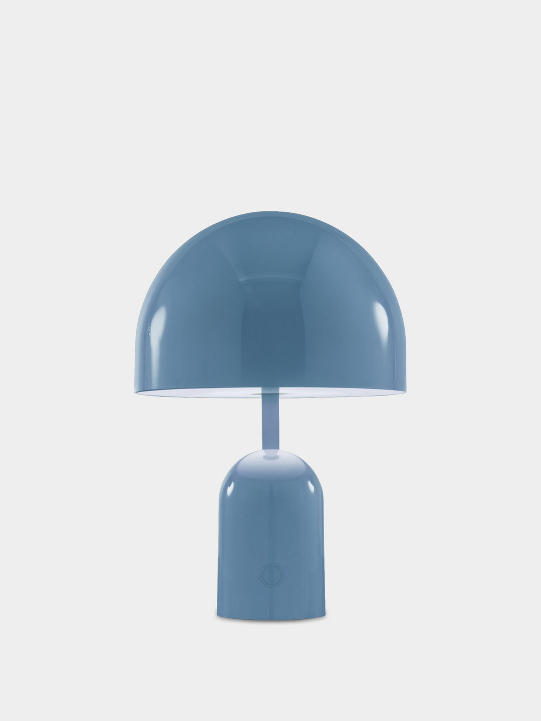 Bell Portable Light in High-Gloss Baby Blue