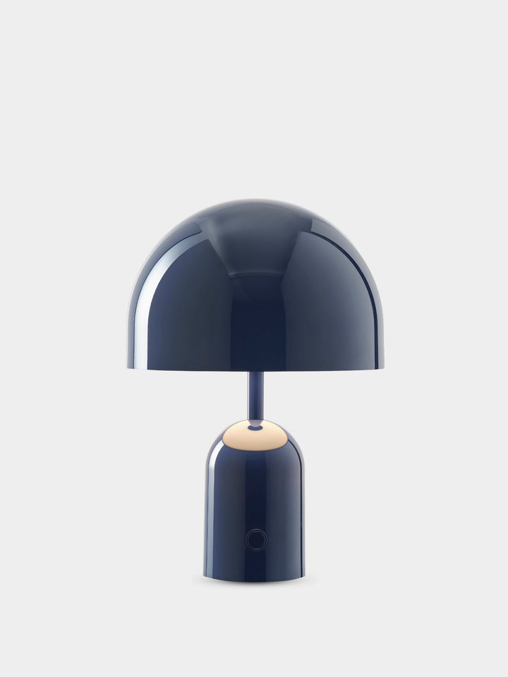 Bell Portable Light in High-Gloss Indigo