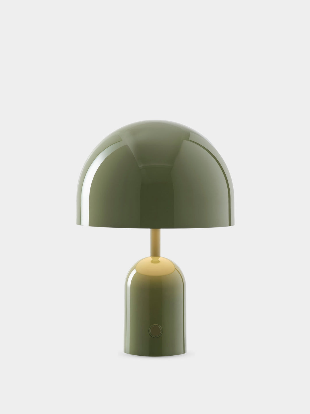 Bell Portable Light in High-Gloss Moss