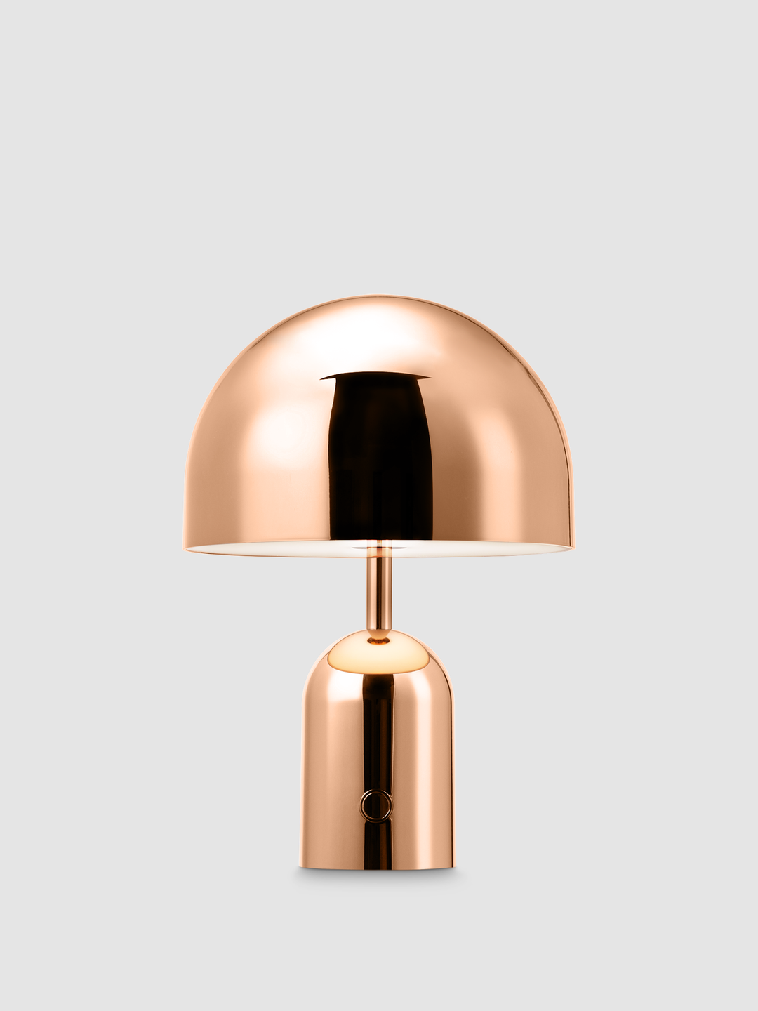 Bell Portable Light in Polished Copper