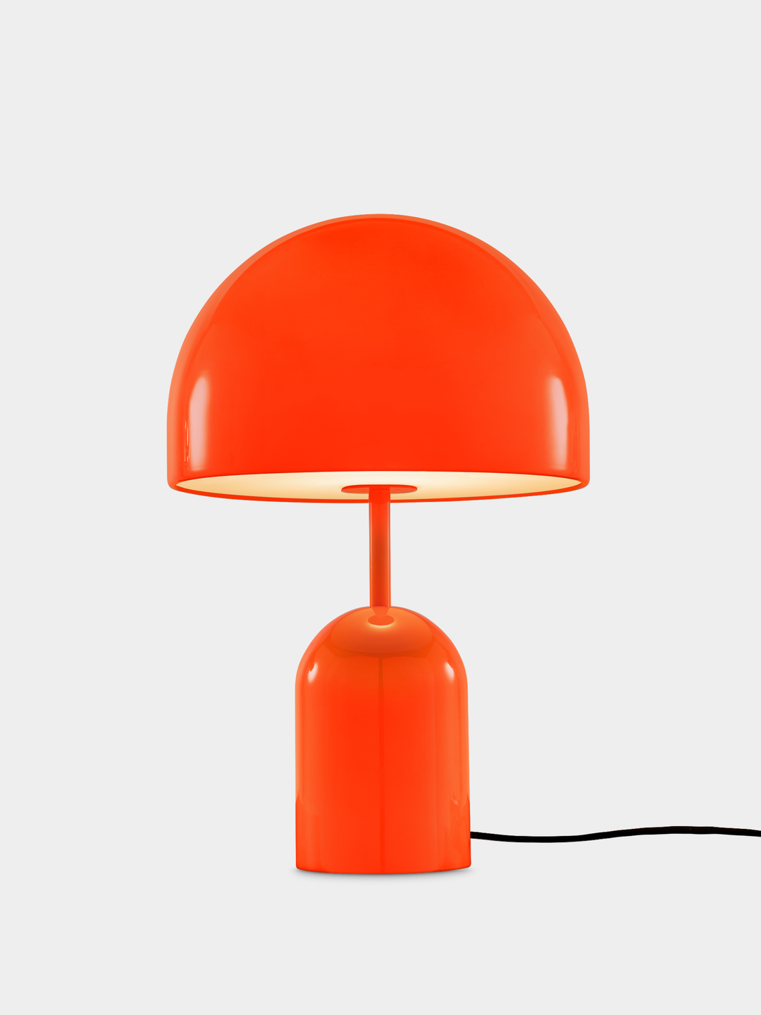 Bell Table Light in Fluoro High-Gloss Steel