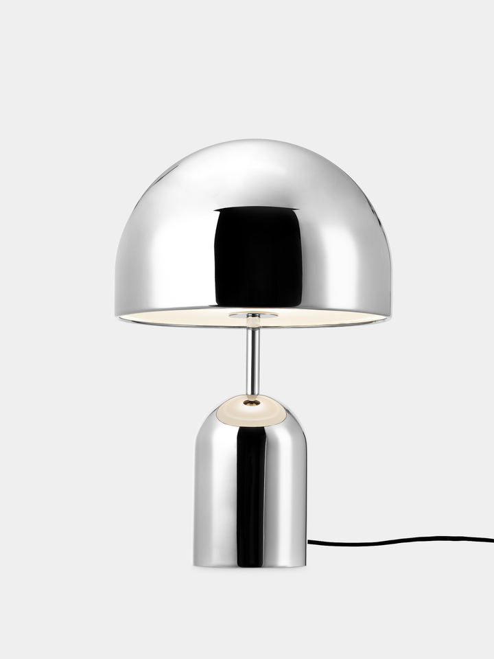 Bell Table Light in Polished Silver Steel