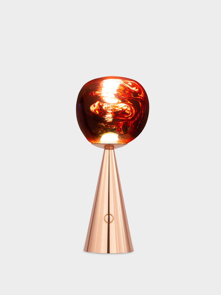 Melt Small Portable Light in Copper