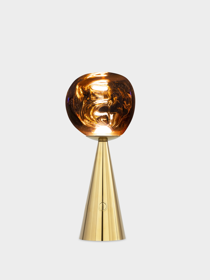 Melt Small Portable Light in Gold