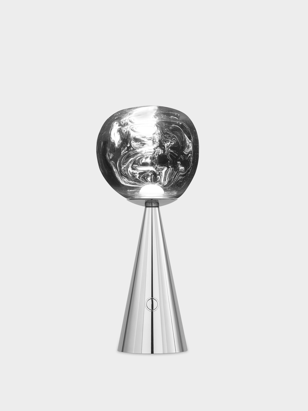 Melt Small Portable Light in Silver