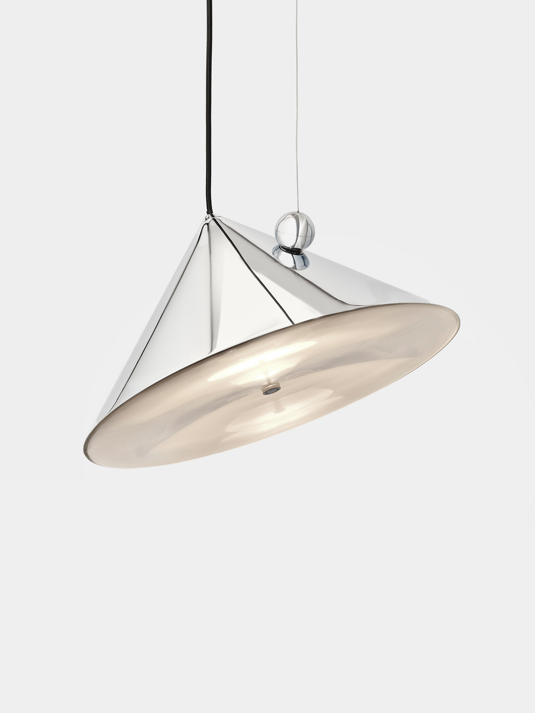 Tom Dixon Pose Large Pendant in Polished Silver